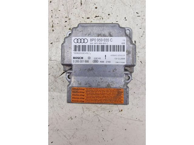 Блок подушек безопасности 8P0959655C, 0285001666   Audi A3 S3 8P
