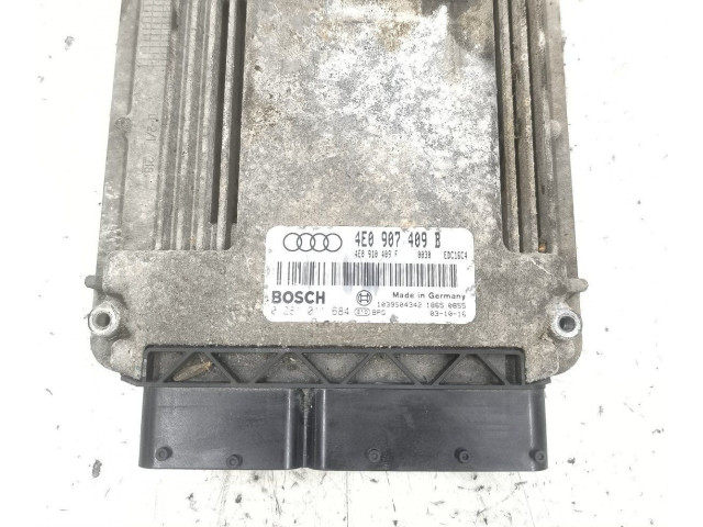 Řídící jednotka 4E0907409B, 0281011684   Audi A8 S8 D3 4E 2003