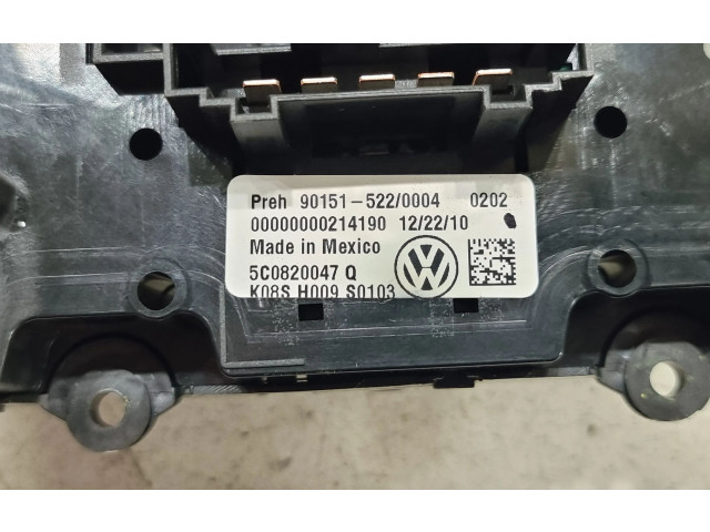Блок управления климат-контролем 5C0820047Q Volkswagen Jetta VI
