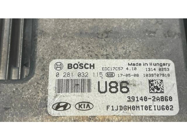 Блок управления двигателя 391402A860, 1039T07918 KIA Ceed