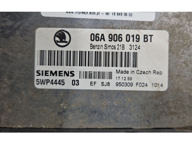 Блок управления двигателем Блок управления 06A906019BT, IMPRK1412437 Skoda Octavia Mk1 (1U)