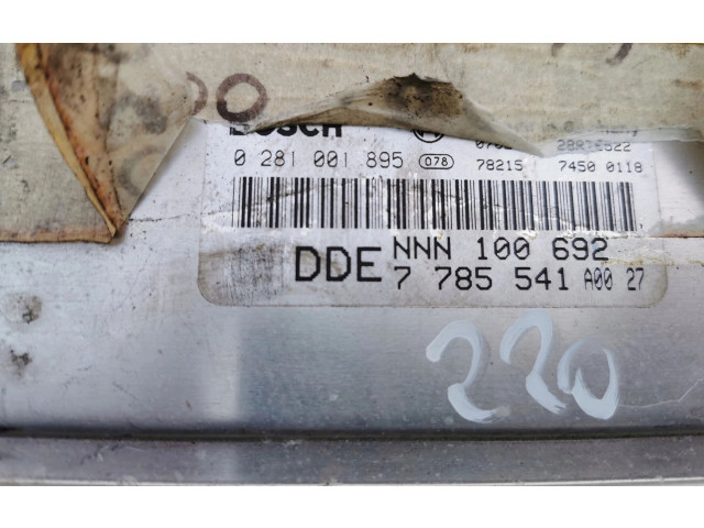 Řídící jednotka 0281001895, 0281001895 7785541 Rover 45 2004