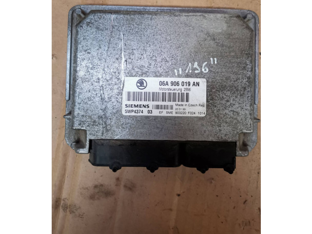Блок управления двигателя 06A906019AN, 5WP437403 Skoda Octavia Mk1 (1U)