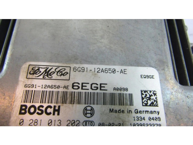 Řídící jednotka 0281013202, 6G9112A650AE Land Rover Freelander 2 - LR2 2008