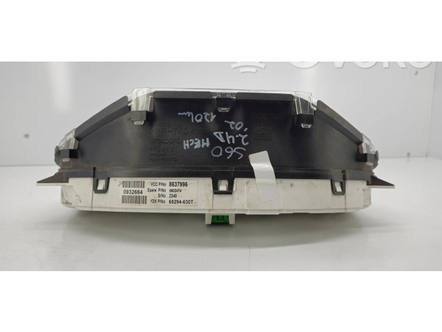 Панель приборов 8637996, 8602474 Volvo S60