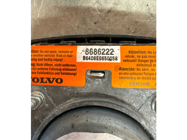 Подушка безопасности водителя 8686222, 570606400 Volvo V70