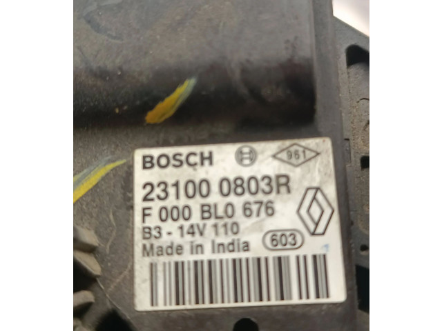 Генератор 231000803R, F000BL0676   Dacia Lodgy      