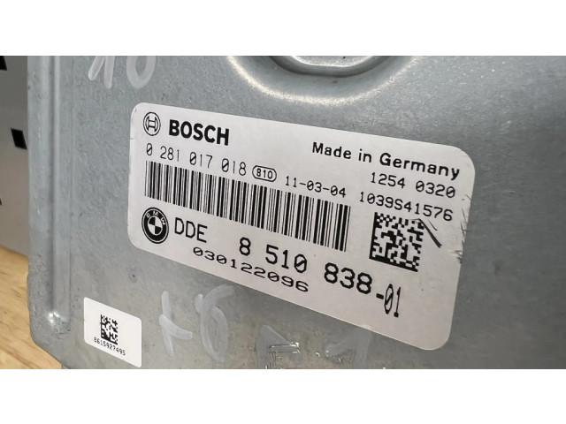 Řídící jednotka 0281017018, 8510838 BMW X5 E70 2011