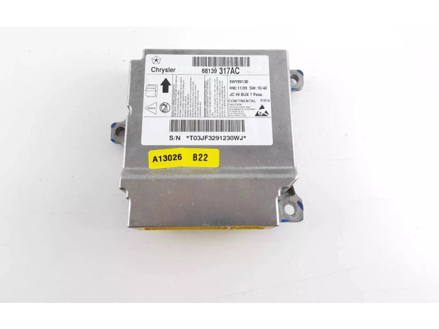 Блок подушек безопасности 68139317AC, 5WY89130   Fiat Freemont