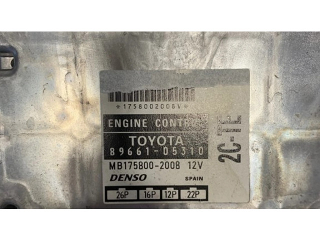 Řídící jednotka 896610F310 Toyota Avensis T220 98