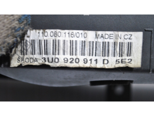 Панель приборов 3U0920911D Skoda Superb B5 (3U)