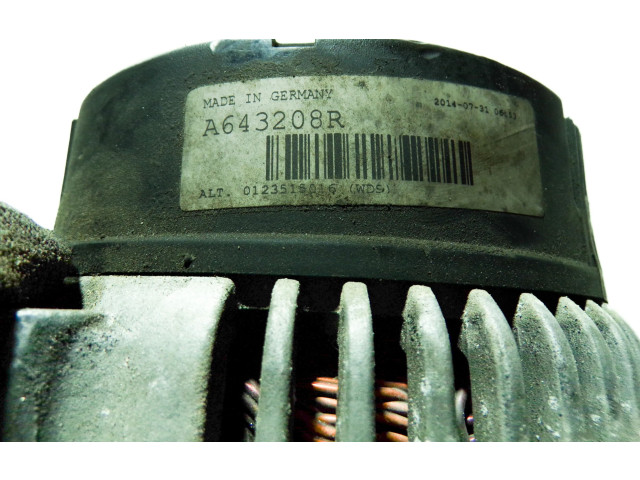 Генератор A643208R Volkswagen Transporter - Caravelle T4