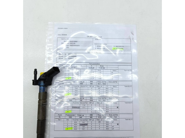 Vstřikovač A6420700587 Mercedes-Benz C W204 pro naftový motor 3.0 642960