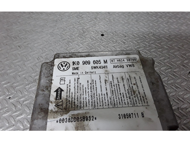 Блок подушек безопасности 1K0909605M Skoda Octavia Mk2 (1Z)