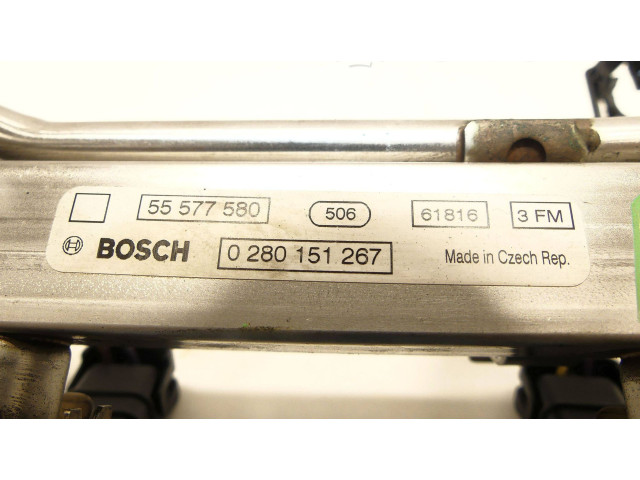 Vstřikovací lišta 55577580, 0280151267 Opel Zafira C B14NET A14NET