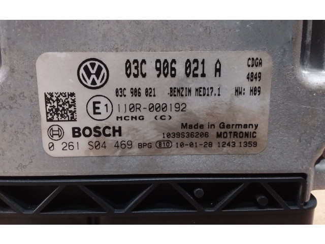 Блок управления двигателя 03C906021A, 0261S04469 Volkswagen PASSAT B6