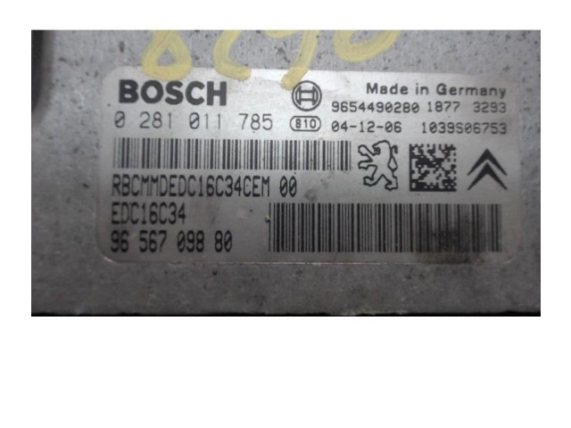 Блок управления 00001939AX, 00001939AX   Citroen C2