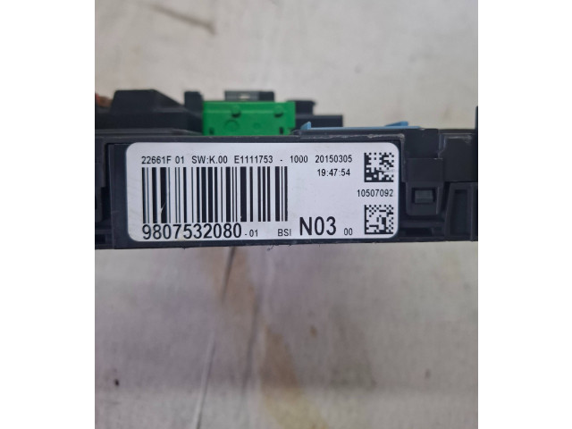 Блок комфорта E1111753, 20150305   Peugeot 2008 I   