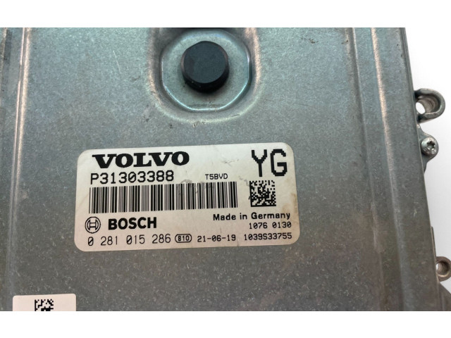 Блок управления двигателем Блок управления P31303388, 0281015286 Volvo S60