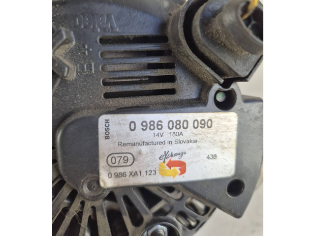 Генератор 0986080090, 0986XA1123 Audi A6 S6 C6 4F