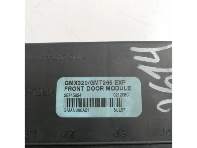 Блок управления двигателя 25745824, MODULOELECTRONICO Cadillac DTS