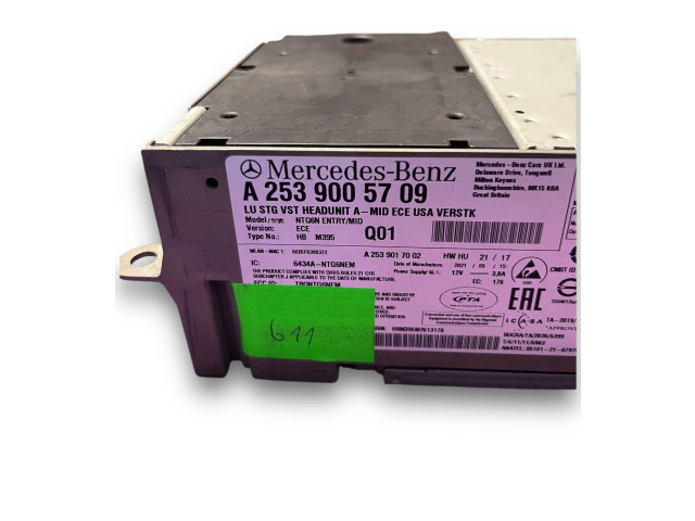 Блок комфорта NR611, A2539005709   Mercedes-Benz GLC C253   