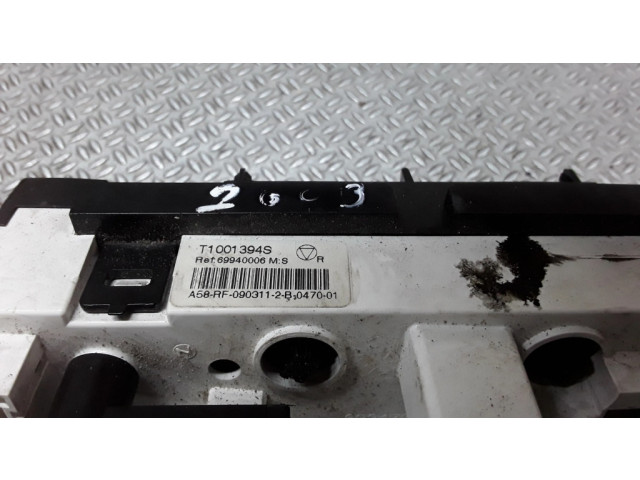 Блок управления климат-контролем T1001394S Citroen C3 Picasso