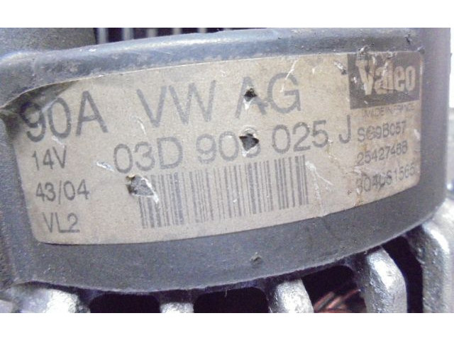 Генератор 03D903025J, 03D903025J   Skoda Fabia Mk2 (5J)      