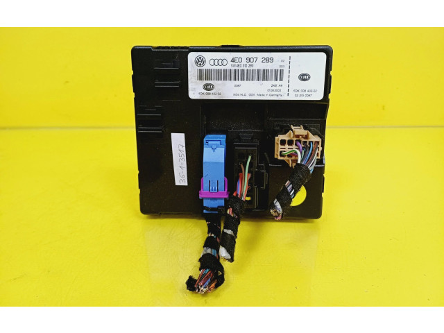 Zámek zadních dveří 4E0907289, 4E0910289 Audi A8 S8 D3 4E 2002