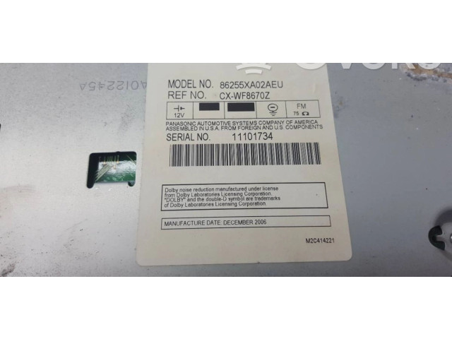 Дисплей    86255XA02AEU   Subaru Tribeca