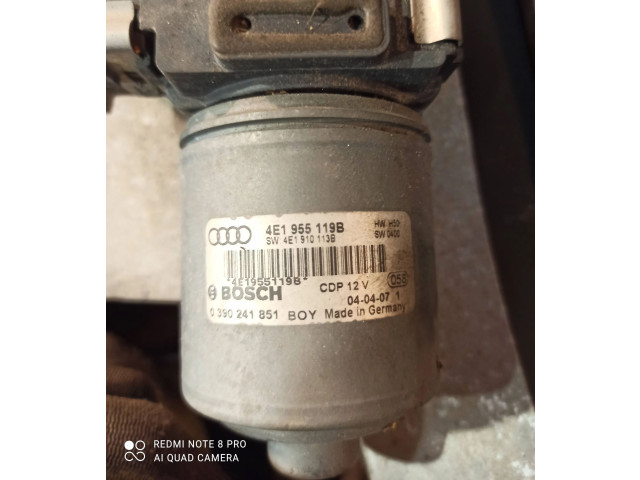 Двигатель стеклоочистителей 4E1955023G, 4E1955119B Audi A8 S8 D3 4E 2005