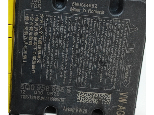 Блок подушек безопасности 5Q0959655S, 5WK44882 Volkswagen Golf VII