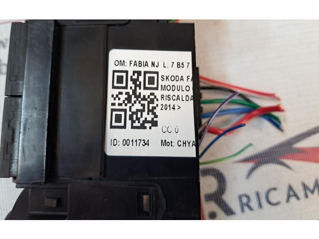 Блок управления климат-контролем FABIANJ, CHYA Skoda Fabia Mk3 (NJ)