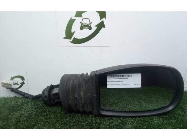 Zpětné zrcátko Fiat Punto Evo 2004 ELECTRICO-5.CABLES, NEGRO