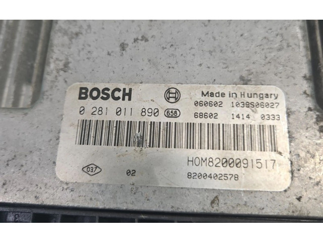 Řídící jednotka 0281011890, IMPRK1381427 Opel Vivaro 2006