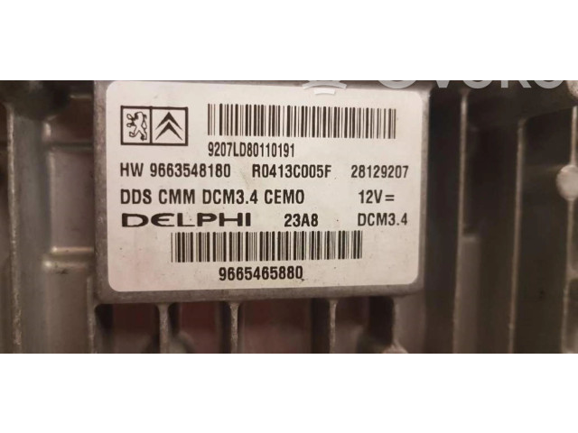 Řídící jednotka 9665465880 Peugeot 307 CC