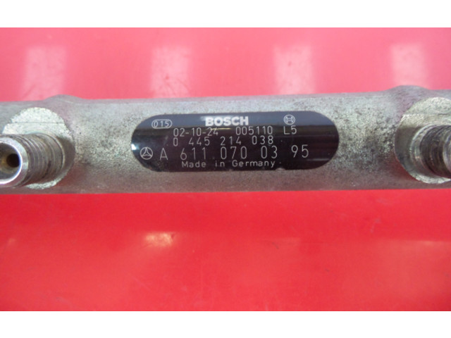 Vstřikovací lišta 0445214038, A6110700395 Mercedes-Benz C W203