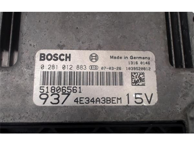 Блок управления двигателя 50512717, 50507794   Alfa Romeo GTV