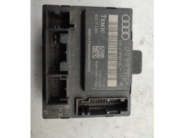 Блок комфорта FRENTE, 4F0959793E   Audi A6 S6 C6 4F   