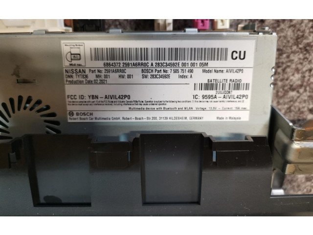 Дисплей    2591A-6RR0C   Nissan X-Trail T33