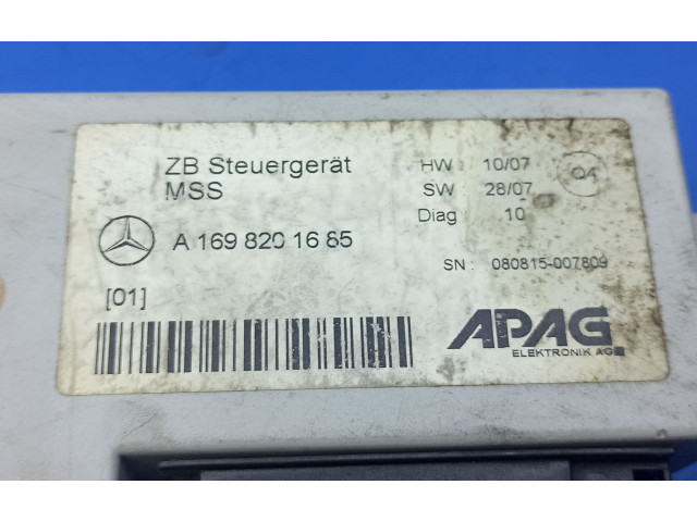 Блок управления A1698201685, 080815007809 Mercedes-Benz A W169