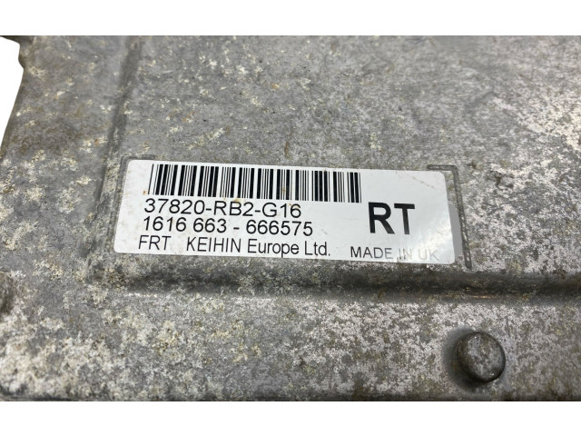 Блок управления двигателя 37820RB2G16, 37820RB2   Honda Jazz