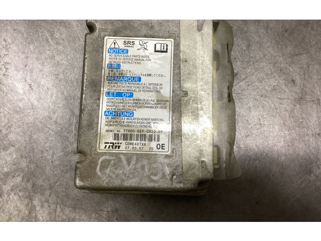 Блок подушек безопасности 77960SEFG822M1 Honda Accord