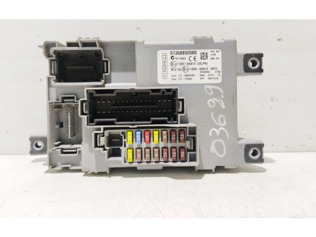 Pojistková skříňka Řídící jednotka BSM 01368892080, 00001328330961 Peugeot Bipper 2012