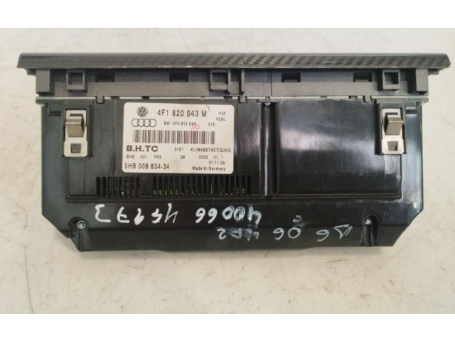 Блок управления климат-контролем 4F1820043M   Audi A6 S6 C5 4B