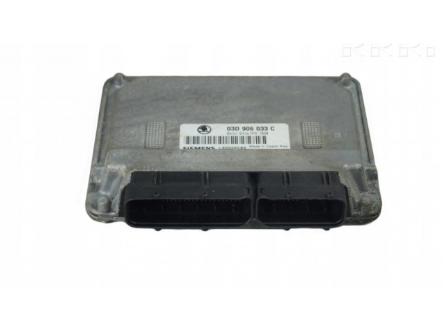 Блок управления двигателя 03D906033C Skoda Fabia Mk1 (6Y)