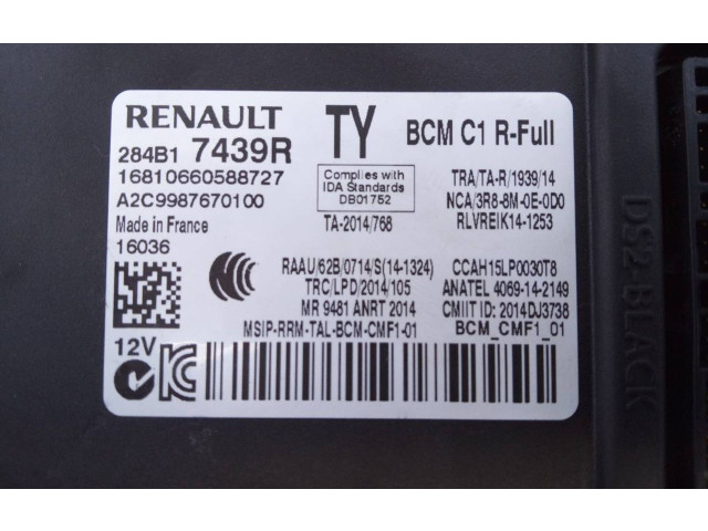 Pojistková skříňka Řídící jednotka BSM 284B17439R, A2C9987670100 Renault Megane IV 2016