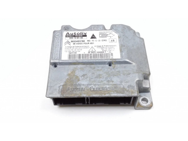 Блок подушек безопасности 603726100, 9653493780   Citroen C4 I