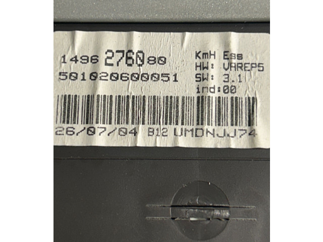 Панель приборов 1496276080, 501020600051   Citroen C8       