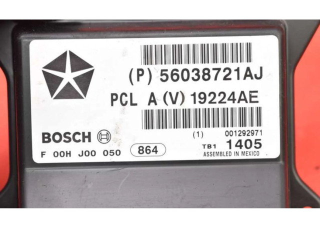 Блок управления двигателем Блок управления 56038721AJ, 56038721AJ Jeep Grand Cherokee (WK)